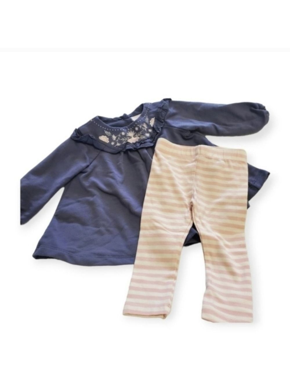Tommy Bahama matching flare top and pants set